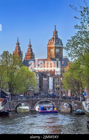 St. Nicholas, Amsterdam, pays-Bas Banque D'Images