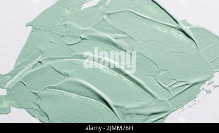 Gros plan sur la surface peinte en vert Banque D'Images