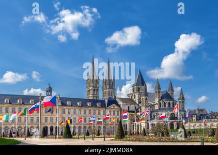 Abbaye de Saint-Etienne, Caen, France Banque D'Images