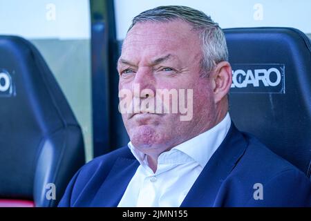 NIJMEGEN, PAYS-BAS - AOÛT 7 : entraîneur en chef Ron Jans du FC Twente avant le match néerlandais Eredivisiie entre NEC Nijmegen et le FC Twente au Goffertstadion on 7 août 2022 à Nimègue, pays-Bas (photo de Jeroen Meuwsen/Orange Pictures) Banque D'Images