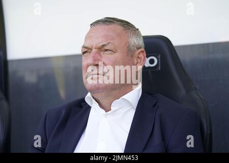 NIJMEGEN - FC Twente entraîneur Ron Jans le match néerlandais Eredivisie entre NEC et FC Twente à de Goffert sur 7 août 2022 à Nimègue, pays-Bas. ANP ROY LAZET Banque D'Images