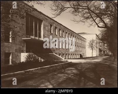 Weißgerber Otto, Institut de physique de l'Université technique de Berlin (1929-1929): Vue de la Kurfürstendamm. Photo sur carton, 60,8 x 81,6 cm (y compris les bords de numérisation) Weißgerber Otto (geb. 1880): Technische Hochschule Berlin. Institut Physikalisches Banque D'Images