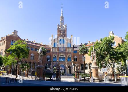 Barcelone - Recinto Modernista de Sant Pau Banque D'Images