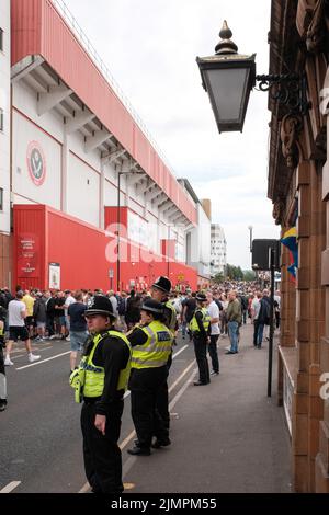 Sheffield United contre Millwall FC au stade Bramall Lane à Sheffield, au championnat EFL, 6 août 2022 Banque D'Images