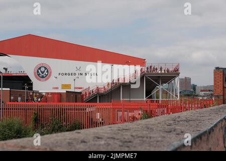 Sheffield United contre Millwall FC au stade Bramall Lane à Sheffield, au championnat EFL, 6 août 2022 Banque D'Images