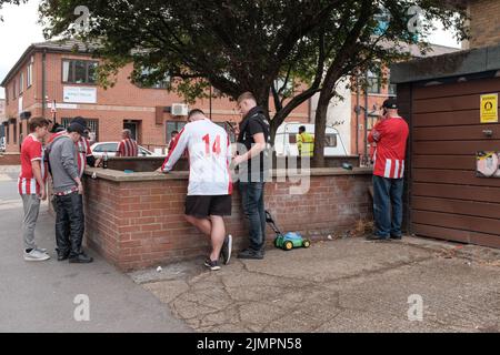 Sheffield United contre Millwall FC au stade Bramall Lane à Sheffield, au championnat EFL, 6 août 2022 Banque D'Images