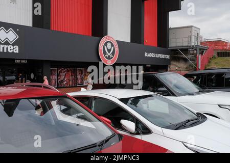 Sheffield United contre Millwall FC au stade Bramall Lane à Sheffield, au championnat EFL, 6 août 2022 Banque D'Images