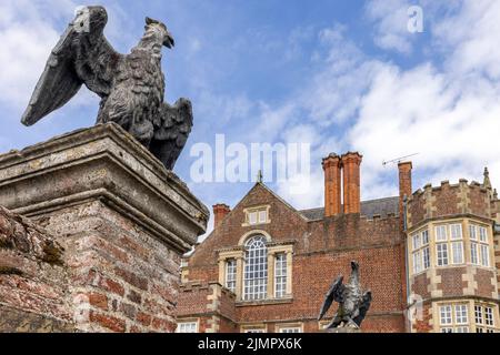 Burton Agnes Hall, superbe manoir élisabéthain datant de 17th ans dans l'East Riding du Yorkshire, Angleterre, Royaume-Uni Banque D'Images