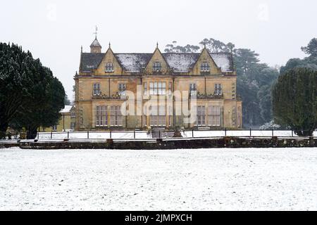 Château de Bangor (hôtel de ville) en hiver. Bangor, Comté en bas, Irlande du Nord Banque D'Images