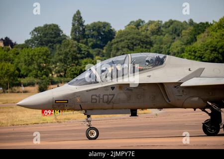 Leonardo T-346A Maître entraîneur de jet au Royal International Air Tattoo Banque D'Images