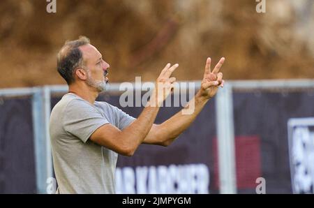 Stuttgart, Allemagne. 07th août 2022. Pellegrino MATARAZZO, entraîneur-chef VFB, se présente au match VFB STUTTGART - RB LEIPZIG 1.Ligue allemande de football le 7 août 2022 à Stuttgart, Allemagne. Saison 2022/2023, match day 1, 1.Bundesliga, 1.Spieltag crédit: Peter Schatz/Alay Live News Banque D'Images