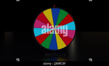 Roue de fortune qui tourne Banque D'Images