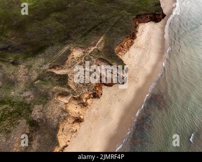 Pointe-aux-loups, Îles-de-la-Madeleine Banque D'Images