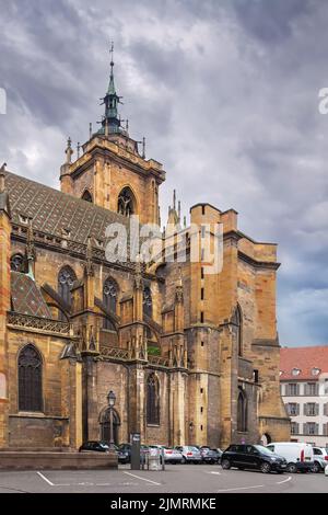 Église Saint-Martin, Colmar, France Banque D'Images