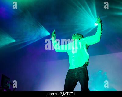 Oxfordshire, Royaume-Uni. 7th août 2022. Underworld Headline le dernier jour du Wilderness Festival, Cornbury Park, Oxfordshire. Crédit : Andrew Walmsley/Alamy Live News Banque D'Images