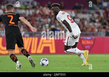 Stadio Olimpico, Rome, Italie. 07th août, 2022. Friendly match football Roma v Shakhtar Donetsk: Tammy Abraham de AS Roma crédit: Action plus Sports/Alamy Live News Banque D'Images