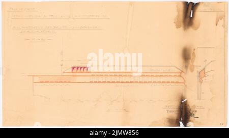 Punitzer Martin (1889-1949), Roxy-Palast, Berlin-Schöneberg (1929): Ouvertures de ventilation spectateurs. Crayon de couleur, 41,9 x 75,3 cm (y compris les bords de balayage) Punitzer Martin (1889-1949): Roxy-Palast, Berlin-Schöneberg Banque D'Images