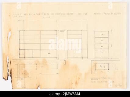 Punitzer Martin (1889-1949), maison pour le Dr Erwin Hucke, Valdivia (1941): Contenu du plan N.N. détecté. Matériau/technologie N.N. Capturé, 32,5 x 46,2 cm (y compris les bords de balayage) Punitzer Martin (1889-1949): Haus für Dr. Erwin Hucke, Valdivia Banque D'Images