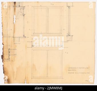 Punitzer Martin (1889-1949), maison pour le Dr Erwin Hucke, Valdivia (1941): Contenu du plan N.N. détecté. Matériel/technologie N.N. enregistré, 40,3 x 45,7 cm (y compris les bords de balayage) Punitzer Martin (1889-1949): Haus für Dr. Erwin Hucke, Valdivia Banque D'Images