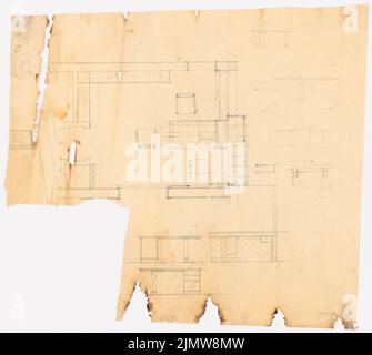 Punitzer Martin (1889-1949), maison pour le Dr Erwin Hucke, Valdivia (1941): Contenu du plan N.N. détecté. Matériau/technologie N.N. Capturé, 49,2 x 55 cm (y compris les bords de balayage) Punitzer Martin (1889-1949): Haus für Dr. Erwin Hucke, Valdivia Banque D'Images