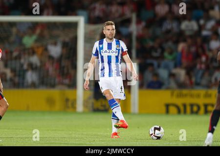 Asier Illarramendi (Sociedad), 5 AOÛT 2022 - football : finale espagnole 'VI Basque Country Cup' du Club Athlétique de Bilbao 1-0 Real Sociedad au Campo de future Lasbol Escarre à Barakaldo, Espagne. (Photo de Mutsu Kawamori/AFLO) Banque D'Images