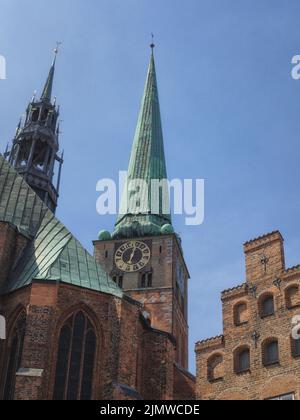 Lübeck - Eglise Saint-Jacques (Jakobikirche), Allemagne Banque D'Images