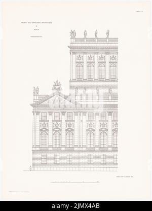 Hoffmann Ludwig (1852-1932), Royal Opera in Berlin-Tiergarten (1913-1914): Pas encore enregistré. Matériel/technologie N.N. enregistré, 61 x 46,3 cm (y compris les bords de balayage) Hoffmann Ludwig (1852-1932): Königliche Oper, Berlin-Tiergarten Banque D'Images