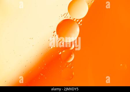 Motif abstrait couleur de l'huile bulles d'eau Banque D'Images