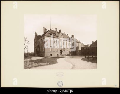 Wieczorek Josef (né en 1852), caserne pour un bataillon télégraphique (1906): Voir Officier-masse. Photo sur papier, 48,7 x 65,9 cm (bords de numérisation inclus) Banque D'Images