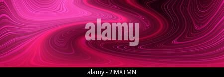 Rouge vif rose violet brillant fractal. Mouvement dynamique. Motif ondulé brillant flou Banque D'Images