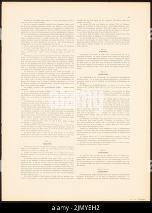 Hoffmann Ludwig (1852-1932), Reichsgericht à Leipzig (1898): Explication des conseils (de: L.H., The Reich court of Building à Leipzig, Berlin 1898). Pression sur le papier, 61,2 x 46 cm (y compris les bords de numérisation) Banque D'Images