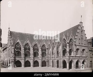 Royal Prussian, hôtel de ville de la vieille ville, Braunschweig (sans dat.): Façade de rue vue du sud-est. Photo, 30,9 x 39,6 cm (y compris les bords de numérisation) Banque D'Images