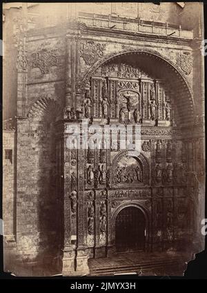 Photographe inconnu, S. Esteban, Salamanque. Portail de l'Église dominicaine (sans date): Vue. Photo, 34,2 x 25,3 cm (y compris les bords de numérisation) Banque D'Images