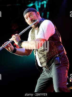 Munich, Allemagne. 14th juillet 2008. ARCHIVE PHOTO: Ian ANDERSON atteint 75 ans sur 10 août 2022, Ian ANDERSON, SCO, Jethro Tull (groupe rock), chanteur et multi-instrumentaliste, live, concert, scène, etape, querfloete.13.07.2008. ? Credit: dpa/Alay Live News Banque D'Images