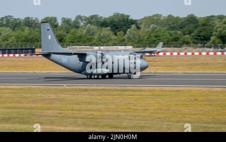 La Force aérienne lituanienne C-27J Spartan au Royal International Air Tattoo Banque D'Images