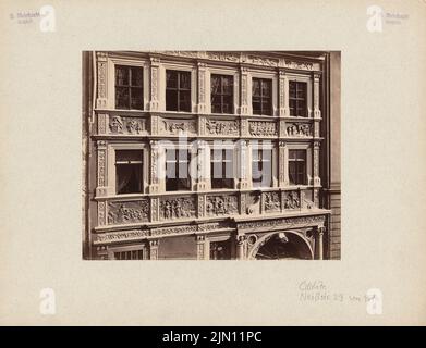Photographe inconnu, maison biblique à Görlitz (sans dat.): Vue. Photo sur carton, 31,9 x 41,6 cm (y compris les bords de numérisation) N.N. : Biblisches Haus, Görlitz Banque D'Images