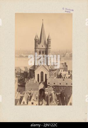 Photographe inconnu, église (sans date): Vue. Photo sur carton, 32,4 x 23,4 cm (y compris les bords de numérisation) N.N. : Kirche Banque D'Images