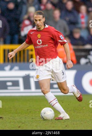 Manchester United Rio Ferdinand Banque D'Images