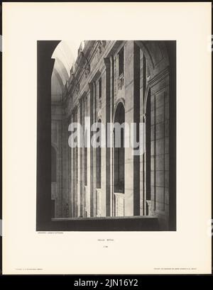 Hoffmann Ludwig (1852-1932), nouvelle maison de ville, Berlin. (Depuis : les nouveaux bâtiments de la ville de Berlin, vol. X, 1911) (1911) : détail Halle. Pression sur le papier, 52,7 x 40,6 cm (y compris les bords de balayage) Hoffmann Ludwig (1852-1932): Neues Stadthaus, Berlin. (AUS: Neubauten der Stadt Berlin, BD X, 1911) Banque D'Images