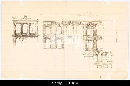 Titz Erich, Théâtre (sans DAT.): FaphaDENTails. Encre sur papier, 21,3 x 34,5 cm (y compris les bords de numérisation) Titz Erich : Théâtre Banque D'Images