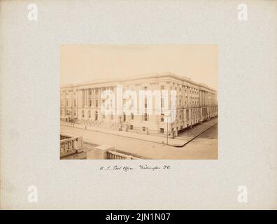 N.N., United States Post Office, Washington (sans DAT.): Voir. Photo sur carton, 31,2 x 41,2 cm (y compris les bords de numérisation) N.N. : Bureau de poste des États-Unis, Washington Banque D'Images