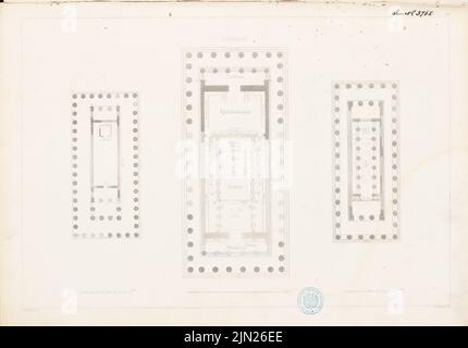 Boetticher Carl (1806-1889), 'Tectonics of the Hellenen' (groupe de table, édition 2nd Berlin 1874): Tafel 22. Stahlstich sur papier, 30,8 x 44 cm (y compris les bords de numérisation) Banque D'Images