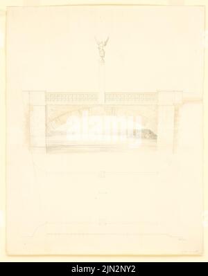 Studder Friedrich August (1800-1865): Pont dans le nouveau jardin, Potsdam Banque D'Images