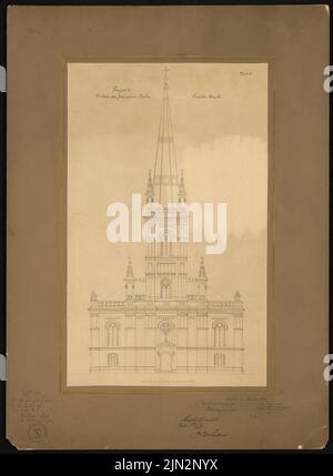 Knoblauch Edmund (1841-1883): Jerusalemkirche, Berlin-Kreuzberg. Modification Banque D'Images