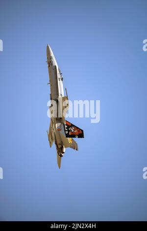 Spanish Air Force, McDonnell Douglas F/A-18 Hornet, au Royal International Air Tattoo Banque D'Images