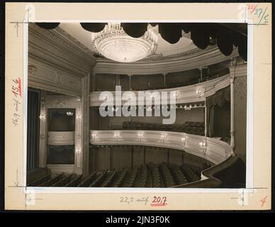 Deutsches Theater, Berlin : vue sur l'auditorium Banque D'Images