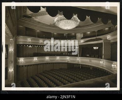 Deutsches Theater, Berlin : vue sur l'auditorium Banque D'Images