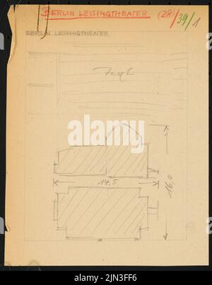 Hard & Hennicks (1830-1908, en tant qu'architecte / en): Théâtre de Lessing, Berlin Banque D'Images
