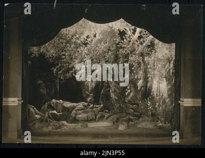 Photographe inconnu (en tant que photographe): Scénographique, Festspielhaus Bayreuth Banque D'Images