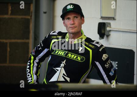 Manchester, Royaume-Uni. 8th août 2022. Jason Doyle - Ipswich TruMix Witches lors du match de la SGB Premiership entre Belle vue Aces et Ipswich Witches au National Speedway Stadium, Manchester, le lundi 8th août 2022. (Credit: Ian Charles | MI News) Credit: MI News & Sport /Alay Live News Banque D'Images